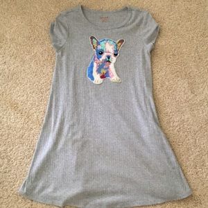 Sequin Frenchie puppy dress